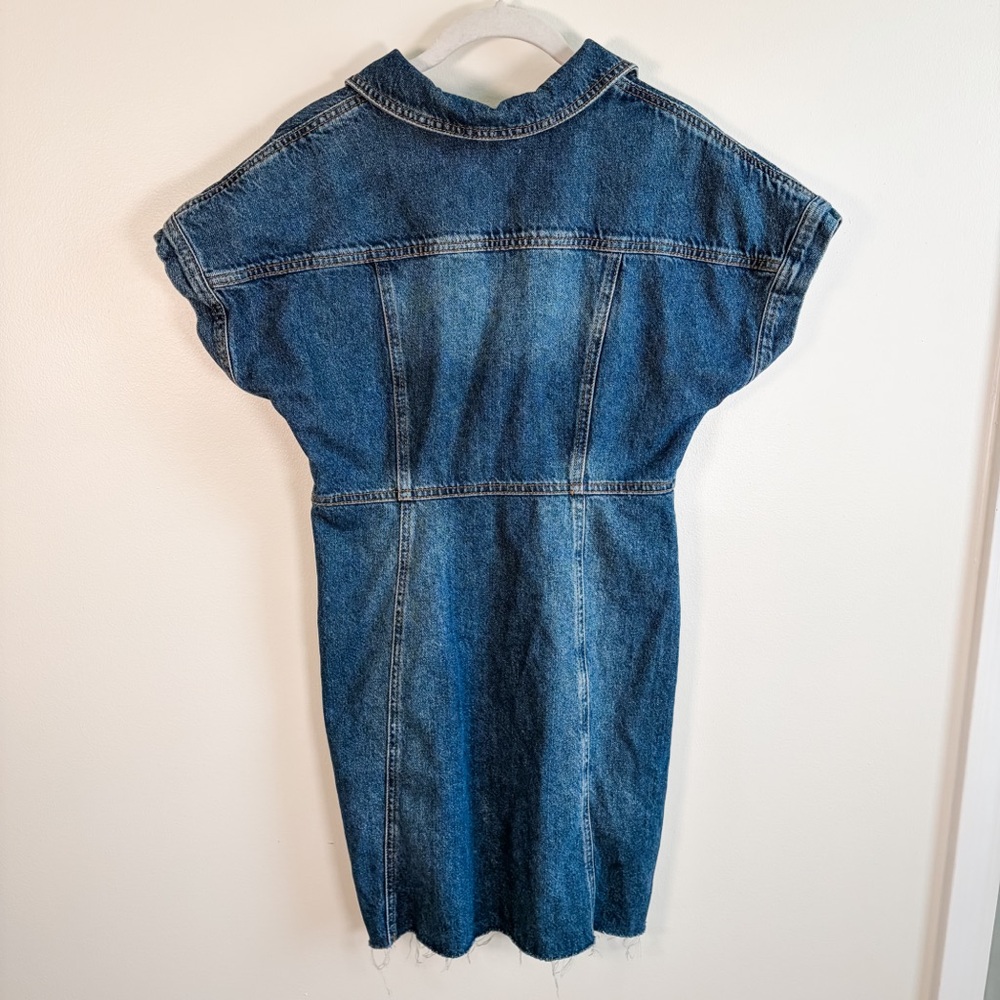 Free People The City Mini Denim Dress - Picture 14 of 16